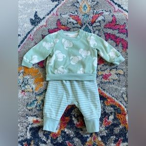 Cat & Jack Sweatshirt Jogger SET 0-3 months